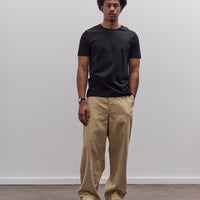 215 Loopwheeled Cotton T-Shirt, Deep Black