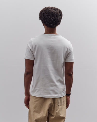 Merz b. Schwanen 215 Loopwheeled Cotton T-Shirt, White