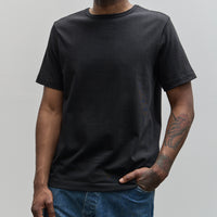 Merz b. Schwanen 215 Loopwheeled Cotton T-Shirt, Deep Black