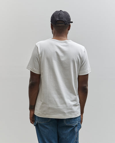Merz b. Schwanen 215 Loopwheeled Cotton T-Shirt, White