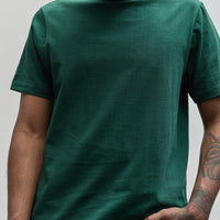 Merz b. Schwanen 215 Loopwheeled Cotton T-Shirt, Classic Green