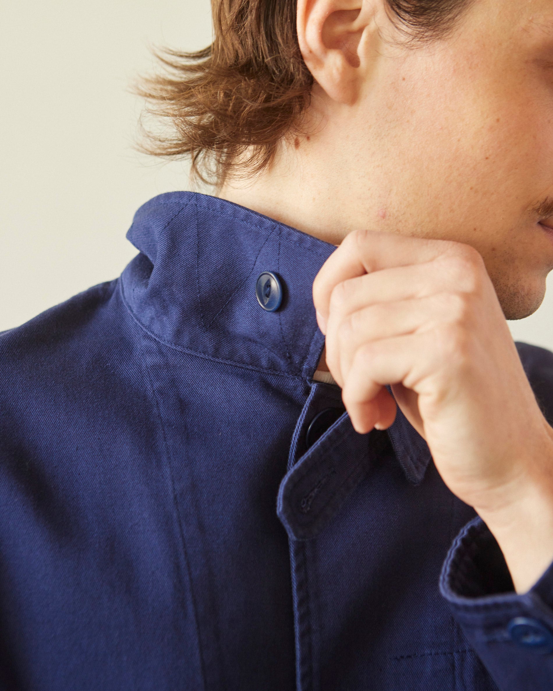 Merz b. Schwanen 4-Pocket Jacket, Ink Blue – Glasswing