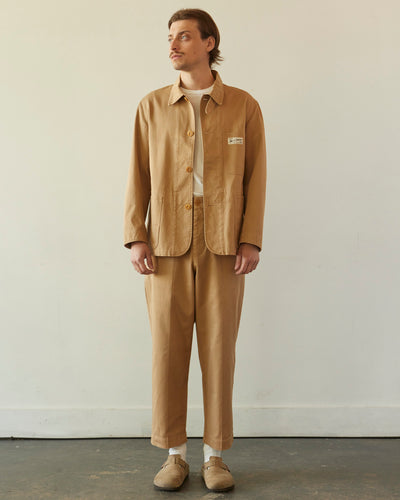 Merz b. Schwanen Relaxed Fit Chino, Khaki