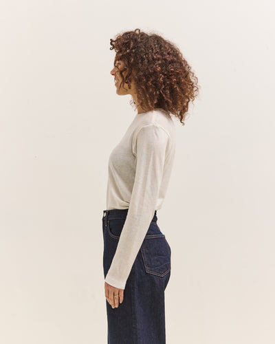 Merz b. Schwanen Ls Cotton/Cashmere, Nature