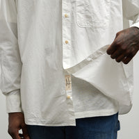 Merz b. Schwanen Oversized Unisex Shirt, White