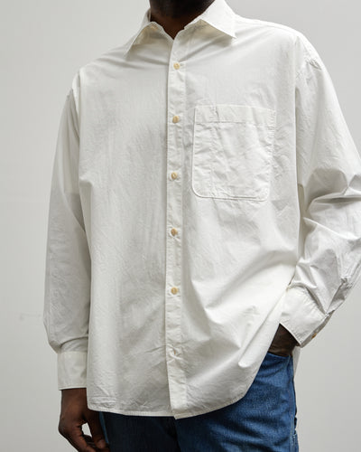 Merz b. Schwanen Oversized Unisex Shirt, White