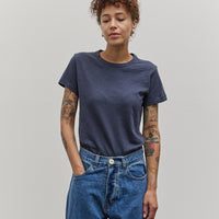 Merz b. Schwanen Pima Cotton T-shirt, Denim Blue