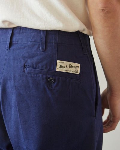Merz b. Schwanen Relaxed Fit Chino, Ink Blue