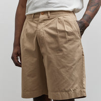Merz b. Schwanen Relaxed Fit Shorts, Khaki