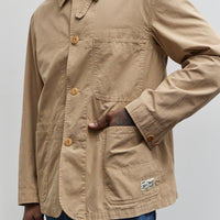 Merz b. Schwanen Relaxed Fit Unisex Jacket, Khaki