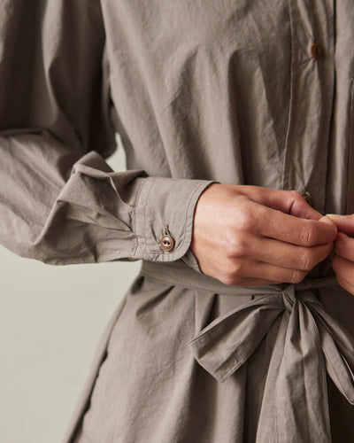 Merz b. Schwanen Relaxed Shirt Dress, Grain