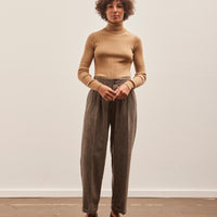 Merz b. Schwanen Ribbed Turtleneck Pullover, Toffee