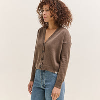 Merz b. Schwanen Cropped Cardigan, Grain