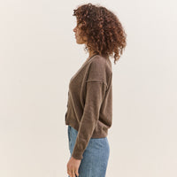 Merz b. Schwanen Cropped Cardigan, Grain