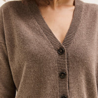 Merz b. Schwanen Cropped Cardigan, Grain
