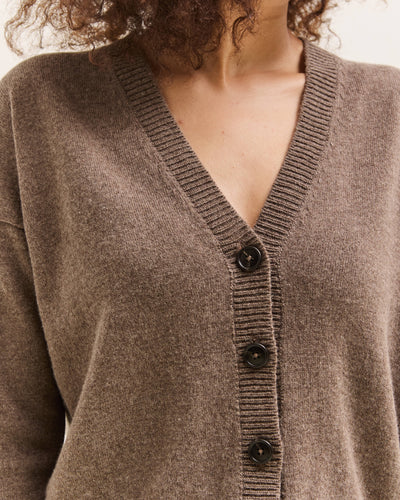 Merz b. Schwanen Cropped Cardigan, Grain