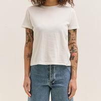 Merz b. Schwanen Crew T-Shirt, Organic Pima Cotton, White