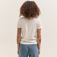 Merz b. Schwanen Crew T-Shirt, Organic Pima Cotton, White