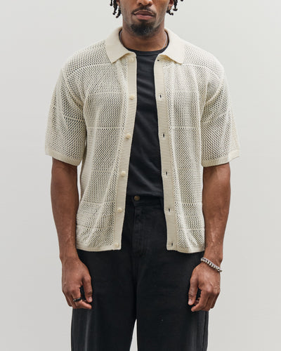 Merz b. Schwanen Crochet Shirt, Nature