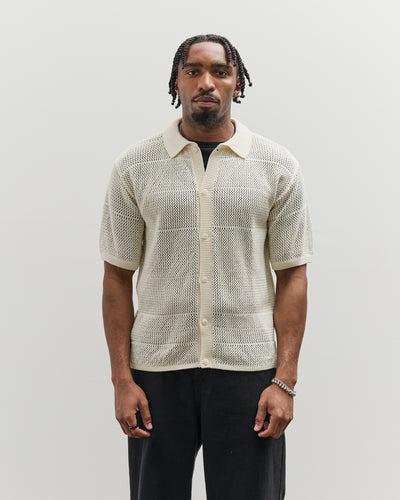 Merz b. Schwanen Crochet Shirt, Nature