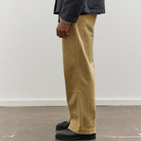 Merz b. Schwanen Unisex High Rise Chino, Light Khaki