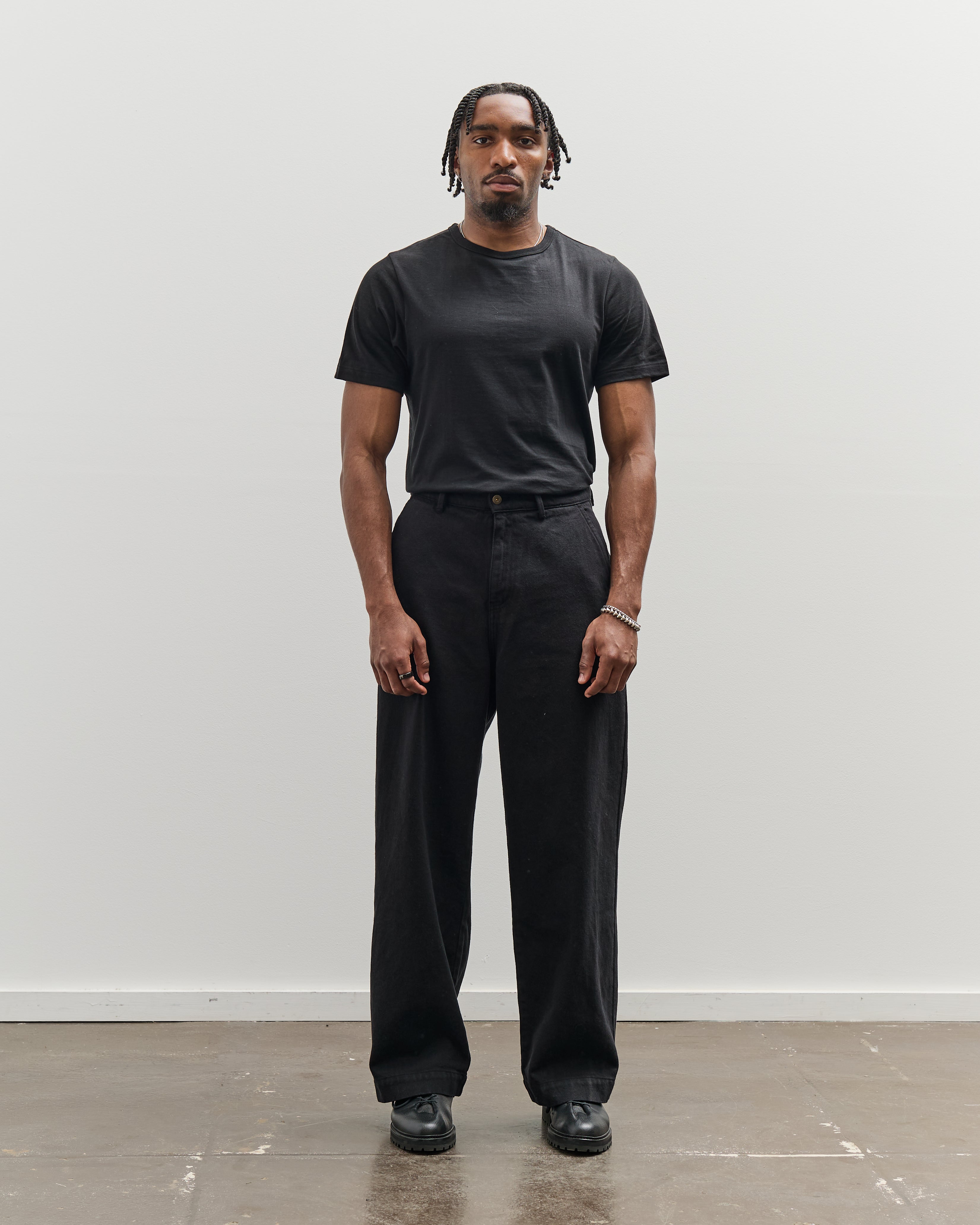 25SS BISOWN WIDE CHINO/ BLACK サイズ3