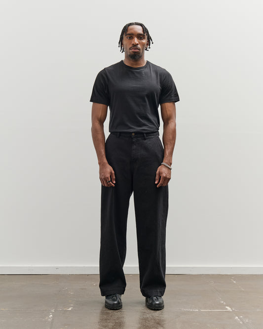 Merz b. Schwanen Unisex High Rise Chino, Black