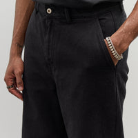 Merz b. Schwanen Unisex High Rise Chino, Black