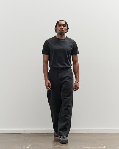 Merz b. Schwanen Unisex High Rise Chino, Black