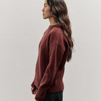 Merz b. Schwanen Crew Neck Pullover, Bark Brown