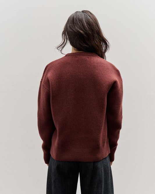 Merz b. Schwanen Crew Neck Pullover, Bark Brown