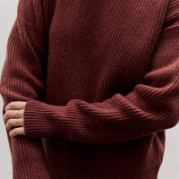 Merz b. Schwanen Crew Neck Pullover, Bark Brown