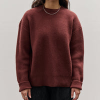 Merz b. Schwanen Crew Neck Pullover, Bark Brown