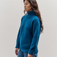 Merz b. Schwanen Turtleneck Pullover, Carbon Blue