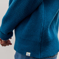 Merz b. Schwanen Turtleneck Pullover, Carbon Blue