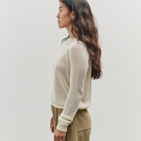 Merz b. Schwanen Crochet Knit Pullover, Nature