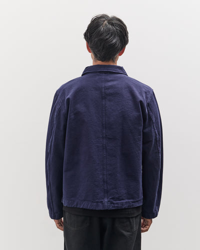Merz b. Schwanen Unisex Cropped Jacket, Ink Blue