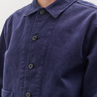Merz b. Schwanen Unisex Cropped Jacket, Ink Blue