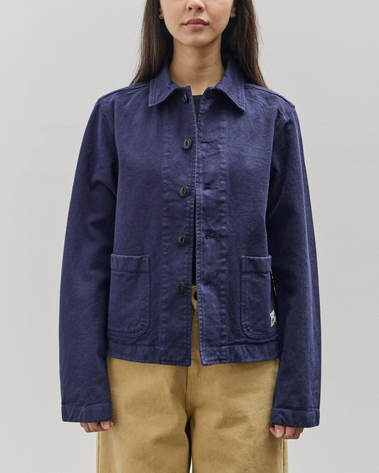 Merz b. Schwanen Cropped Jacket, Ink Blue