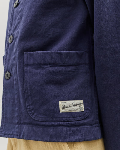 Merz b. Schwanen Cropped Jacket, Ink Blue