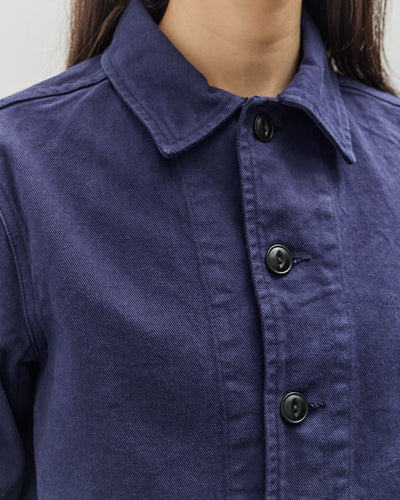 Merz b. Schwanen Cropped Jacket, Ink Blue
