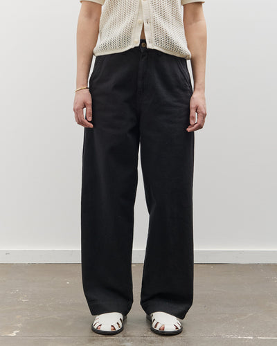 Merz b. Schwanen High Rise Chino, Black