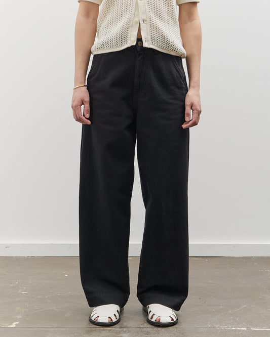 Merz b. Schwanen High Rise Chino, Black