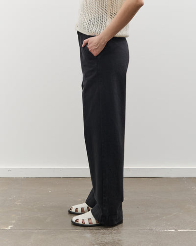 Merz b. Schwanen High Rise Chino, Black