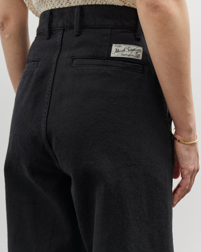 Merz b. Schwanen High Rise Chino, Black
