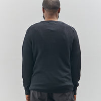 Merz b. Schwanen Ribbed Pullover, Deep Black