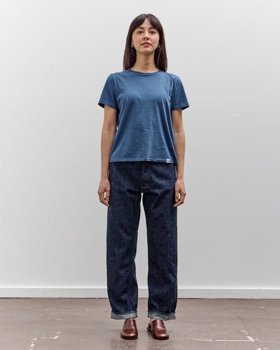 Merz b. Schwanen Soft Pima Cotton Women's T-Shirt, Indigo Color