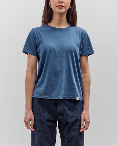 Merz b. Schwanen Soft Pima Cotton Women's T-Shirt, Indigo Color