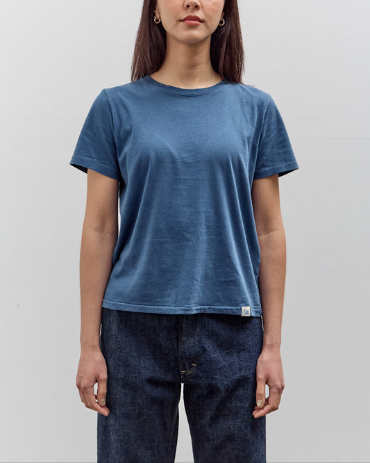Merz b. Schwanen Soft Pima Cotton Women's T-Shirt, Indigo Color