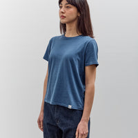Merz b. Schwanen Soft Pima Cotton Women's T-Shirt, Indigo Color